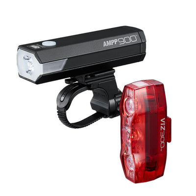 CatEye AMPP 900 / VIZ 300 Bike Light Set: USB-C