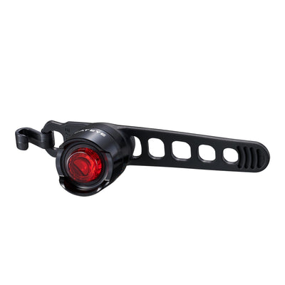 Cateye Orb II Rechargable Rear Bike Light: POLISHED BLACK