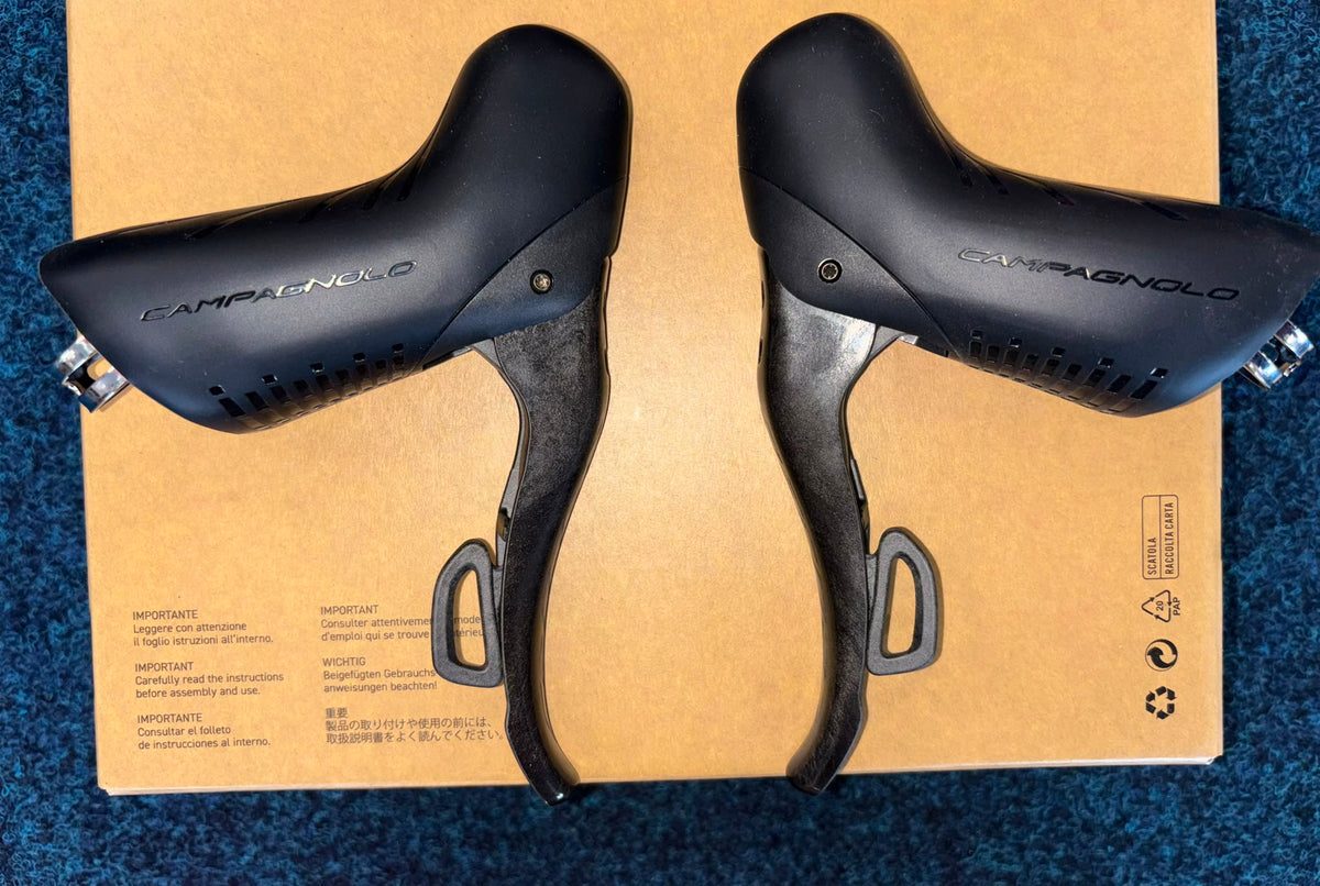 Pair of Campagnolo Record 13x Ergopower shift and brake levers