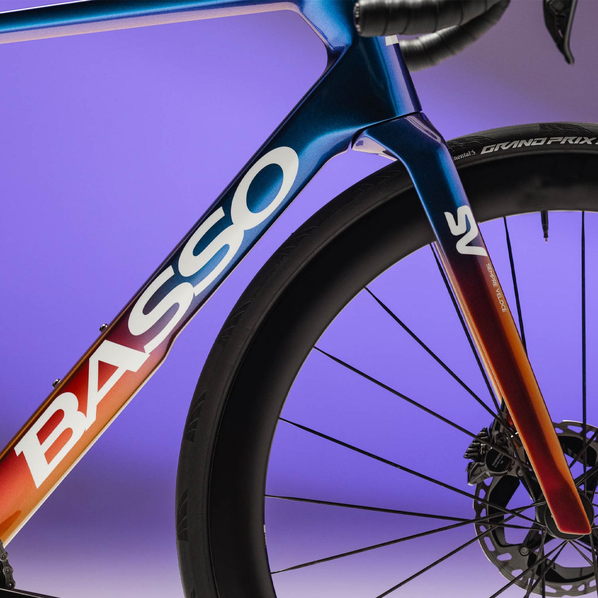 SV Super Record 13x Wireless Viola Galaxy Bike