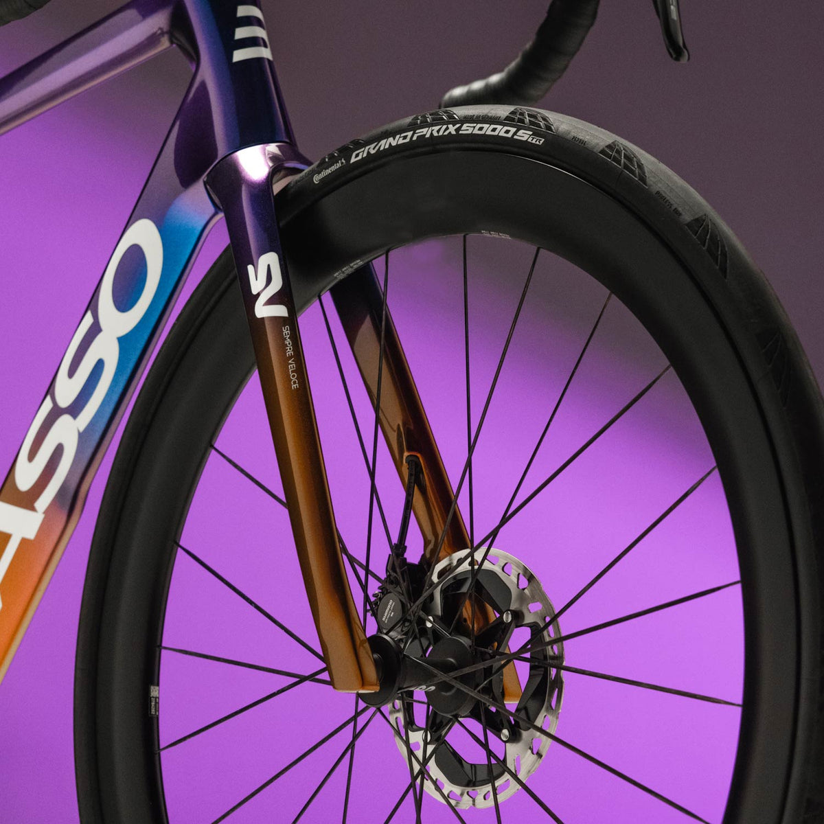 SV Super Record 13x Wireless Viola Galaxy Bike