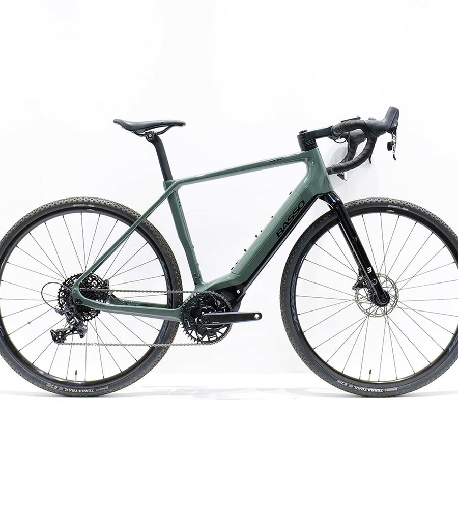 Volta Gravel Apex Military Green E-Bike