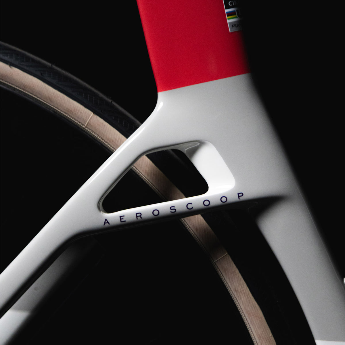 Aeroscoop Coral White Frameset