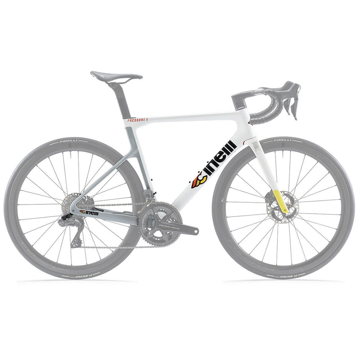 Pressure II Racing White Frameset