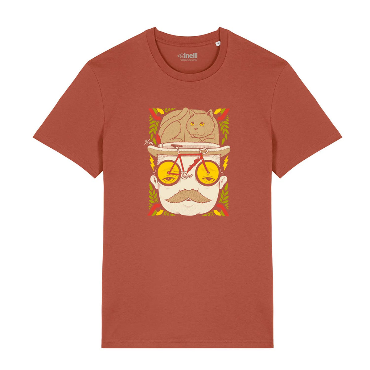 Jeremy Fish Mr Cat Hat T-Shirt