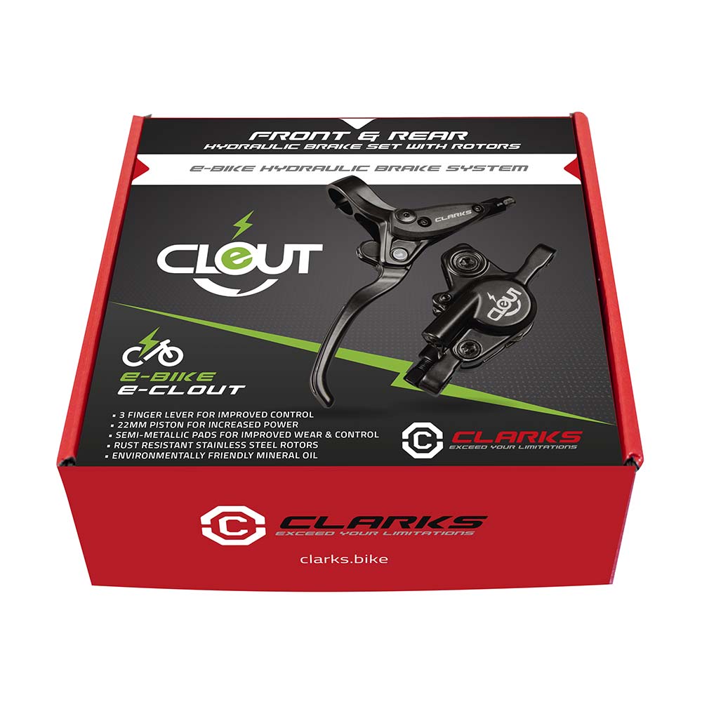 E-Clout Hydraulic Disc Brake Set 180/160mm