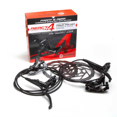 React 4 Piston Hydraulic Brake Set