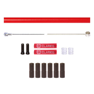 Clarks Stainless Steel Road/MTB Front And Rear Brake Cable Kit