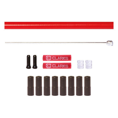 Clarks Stainless Steel Road/MTB Front and Rear Gear Cable Kit