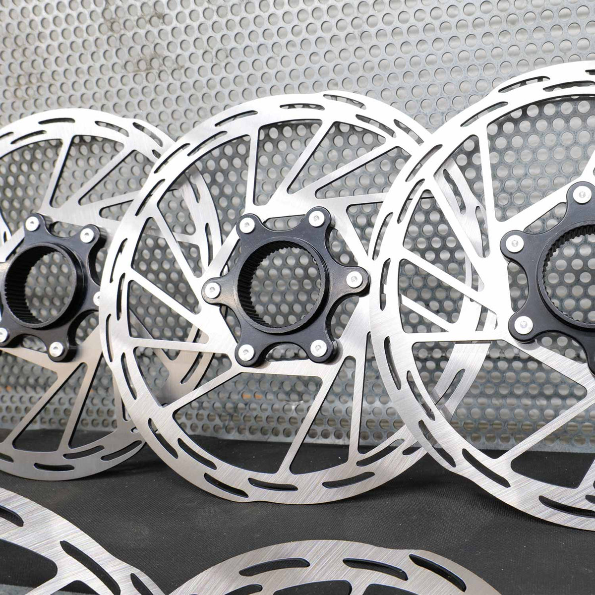 A1 Black Centrelock Rotor 10 Pack