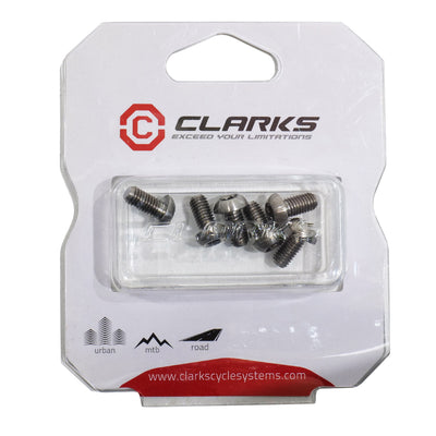Clarks Raw Titanium Rotor Bolts Pack of 6