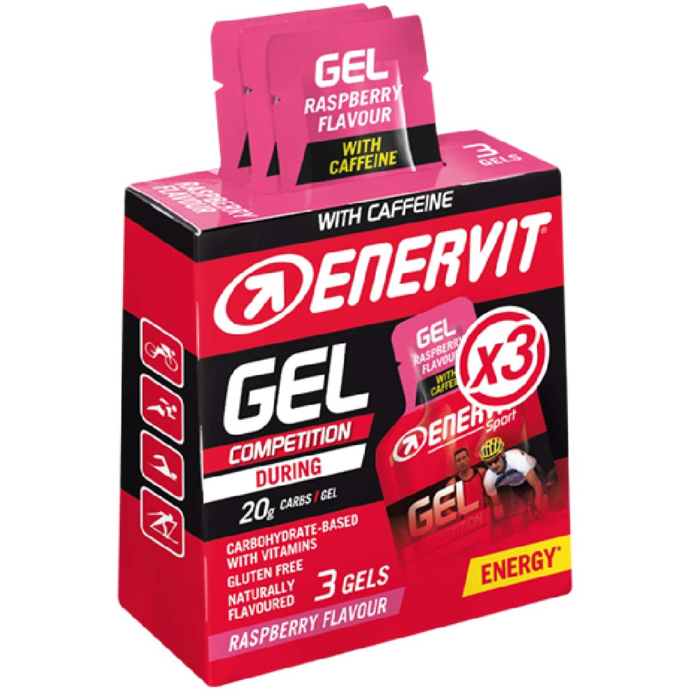Raspberry Competition Energy Gel with Caffeine 25ml