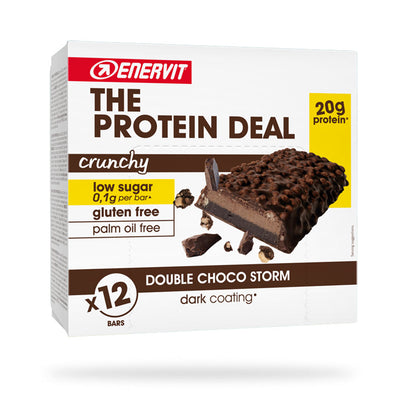 Enervit Protein Deal Bar 55g Double Chocolate 12 Pack