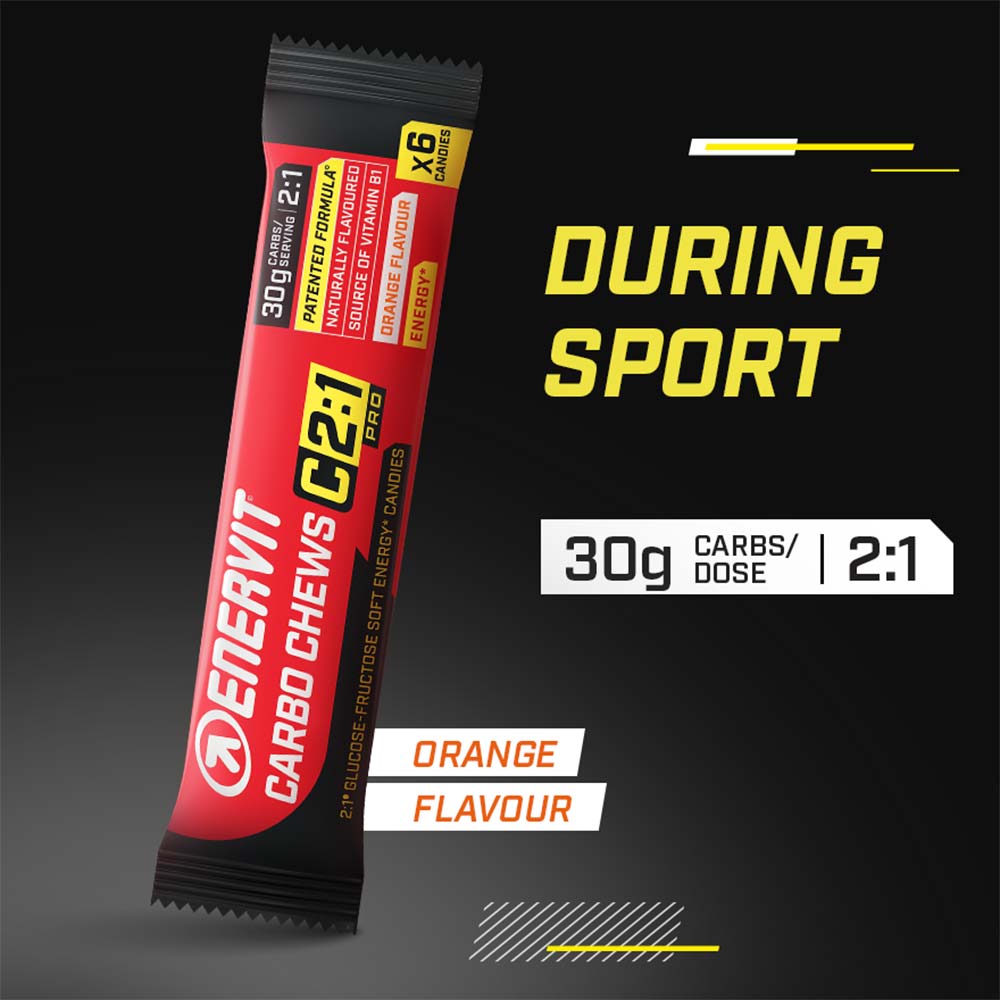 Orange C2:1 Pro Carbo Chews
