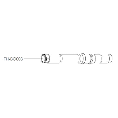 Rear Disc Brake Hub Axle And Nut