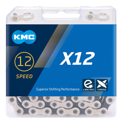 Silver/Black X12 Chain 128L
