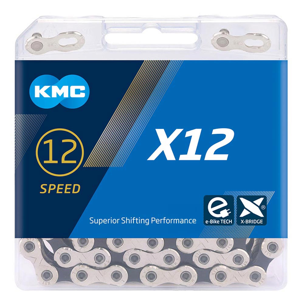 Silver/Black X12 Chain 128L