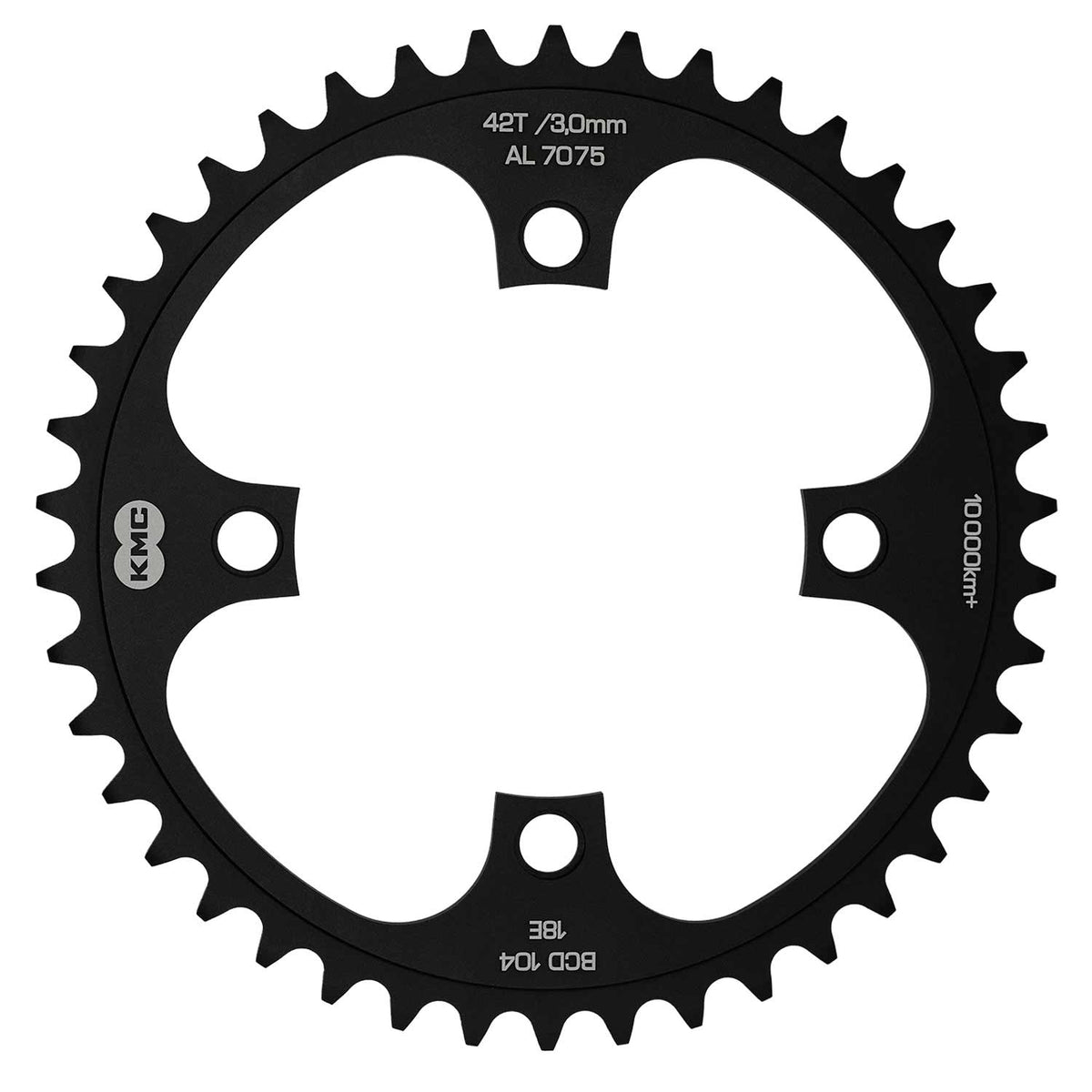 104pcd 4 Arm Wide Single Speed Chainrings