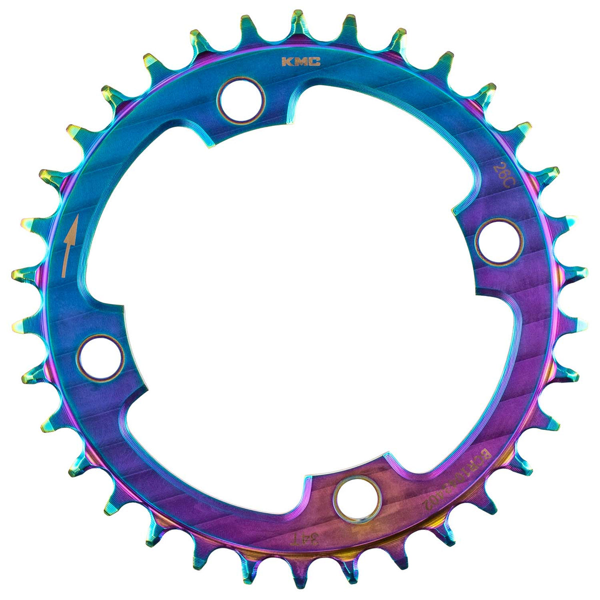 104pcd 4 Arm Narrow/Wide MTB Aurora Chainrings