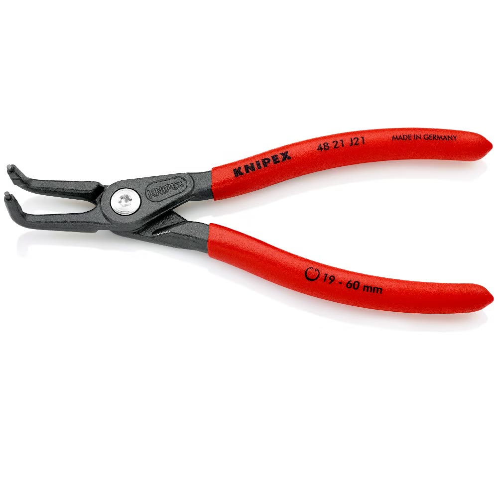48 21 J21 Precision Angled Internal Circlip Pliers 165mm