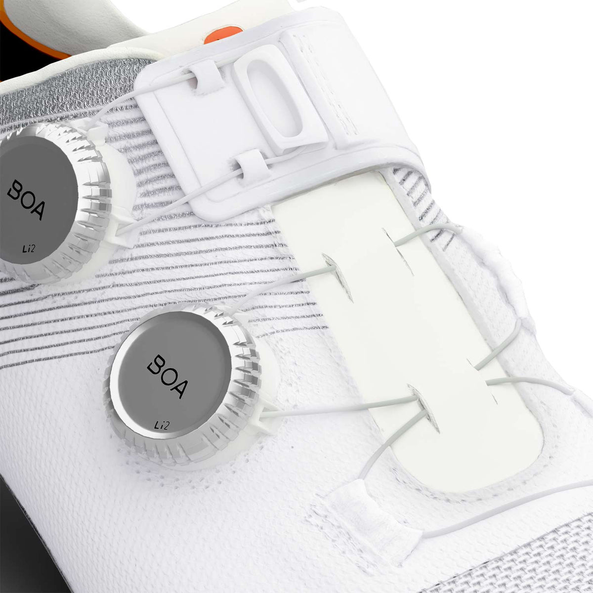 KR0 Evo Superlight White/Silver Road Shoes