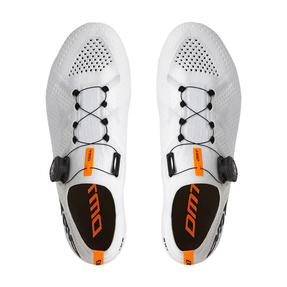 KR1 White/White Road Shoes