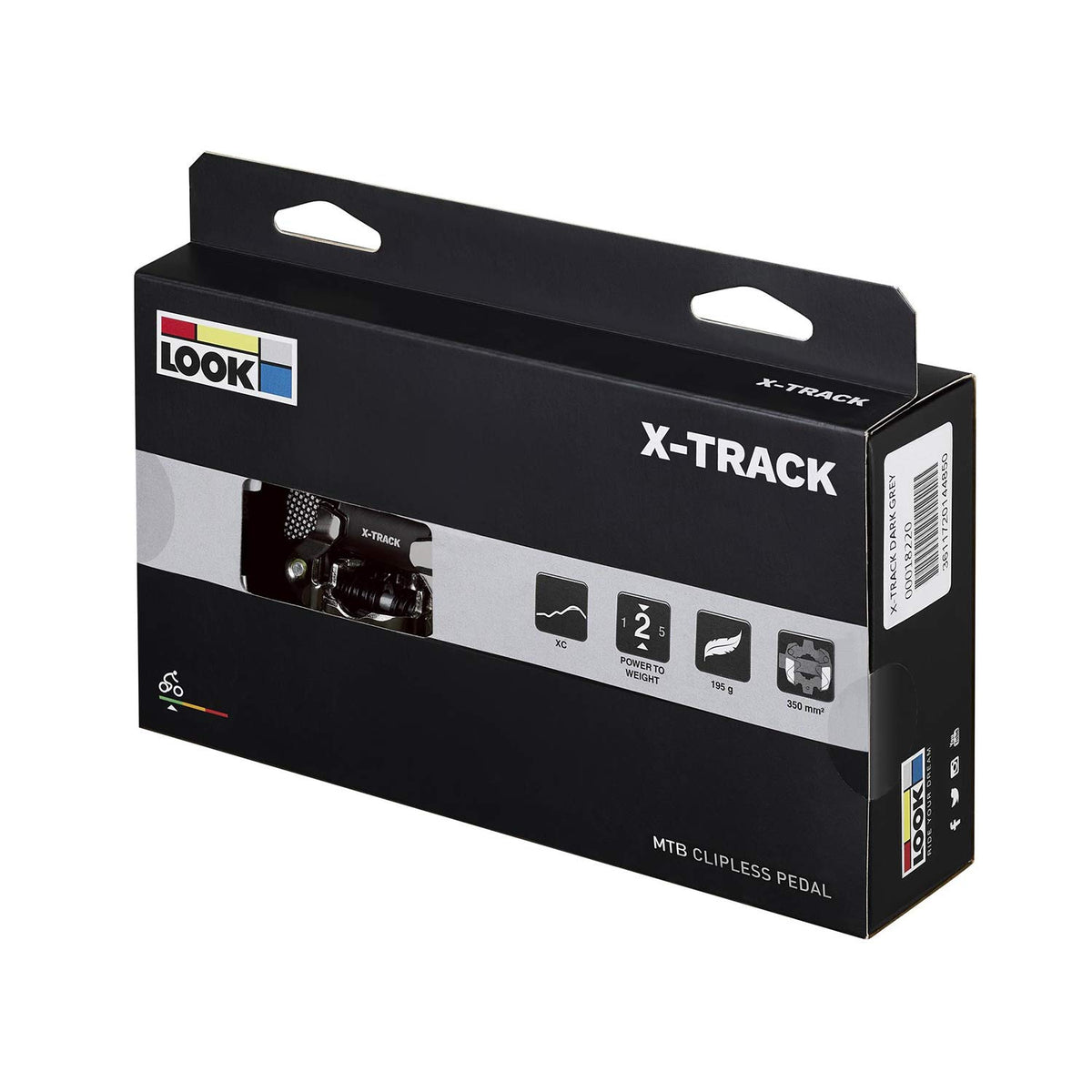 X-Track MTB Dark Grey Pedals