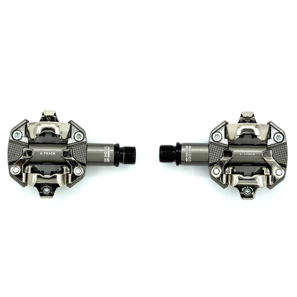X-Track MTB Metallic Grey Pedals