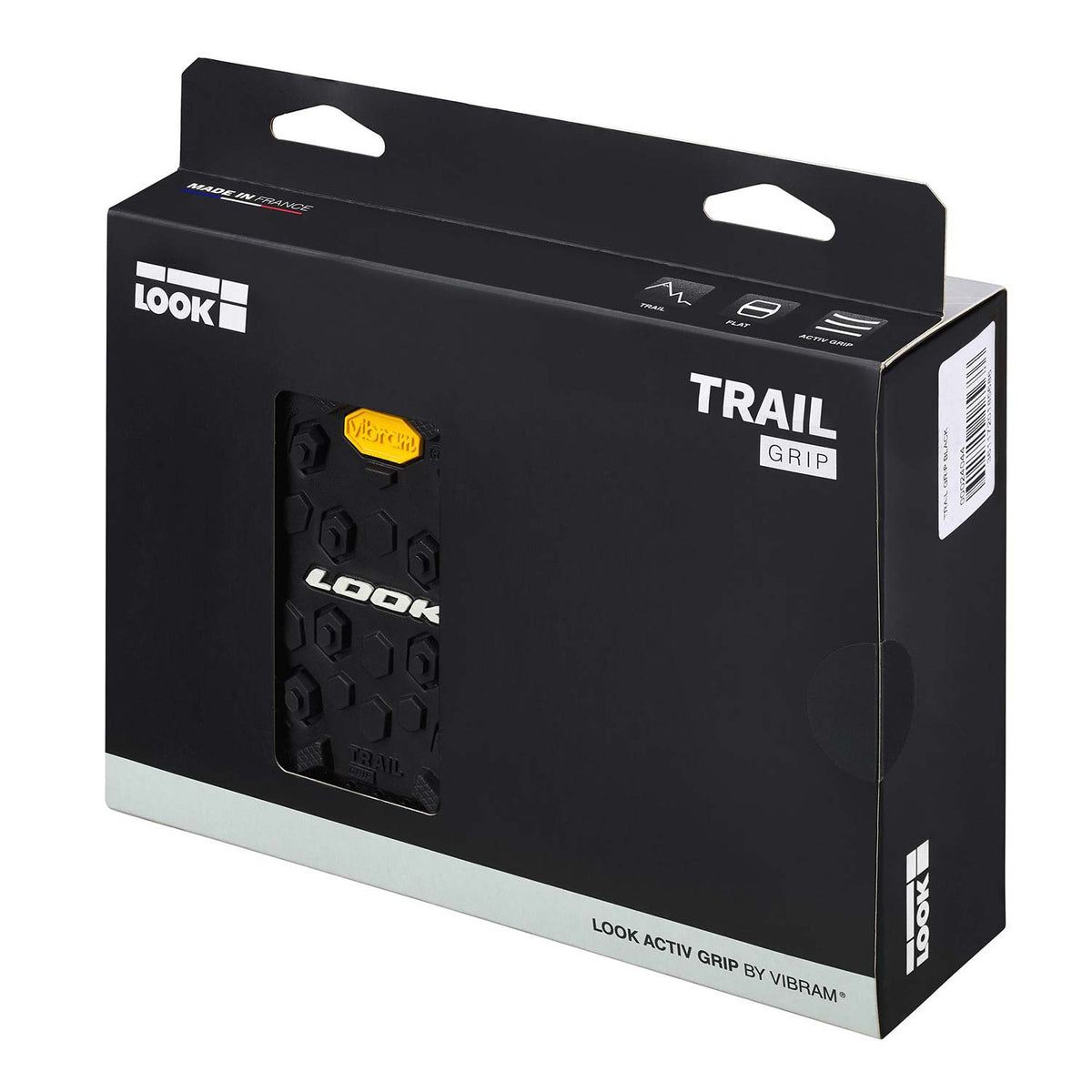 Trail Grip Flat Black Pedals