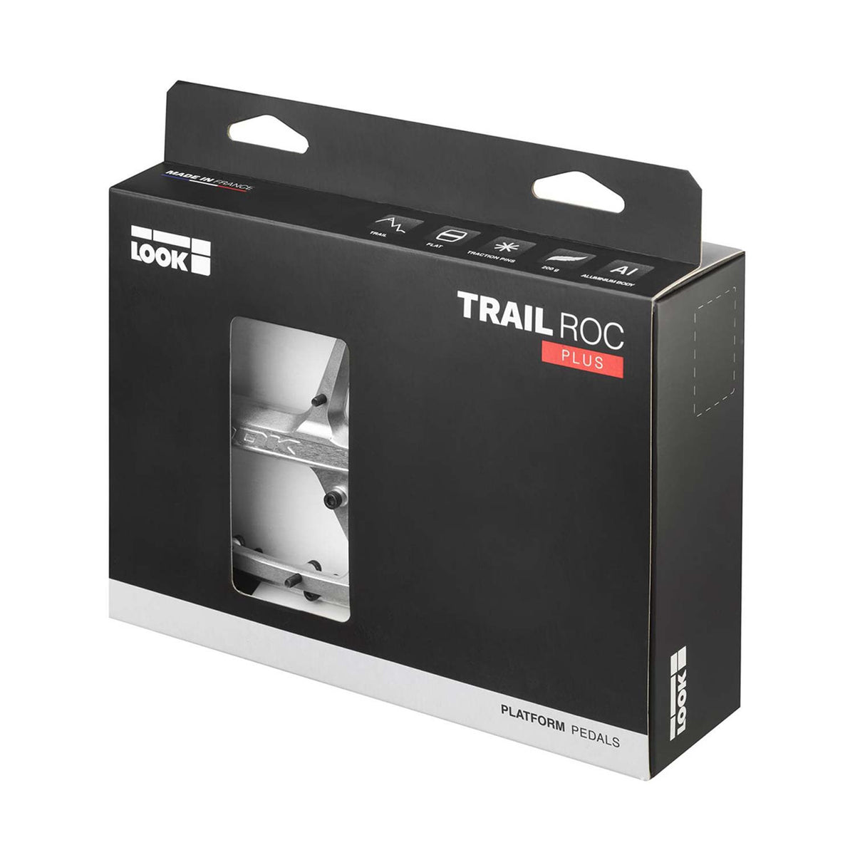 Trail Roc Plus Flat Silver Pedals
