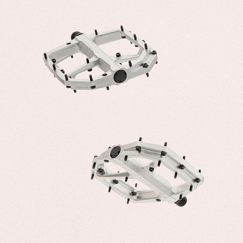 Trail Roc Plus Flat Silver Pedals