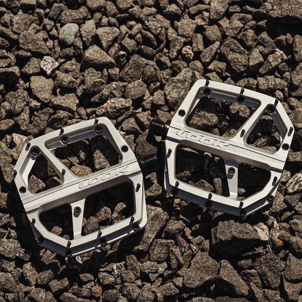 Trail Roc Plus Flat Silver Pedals