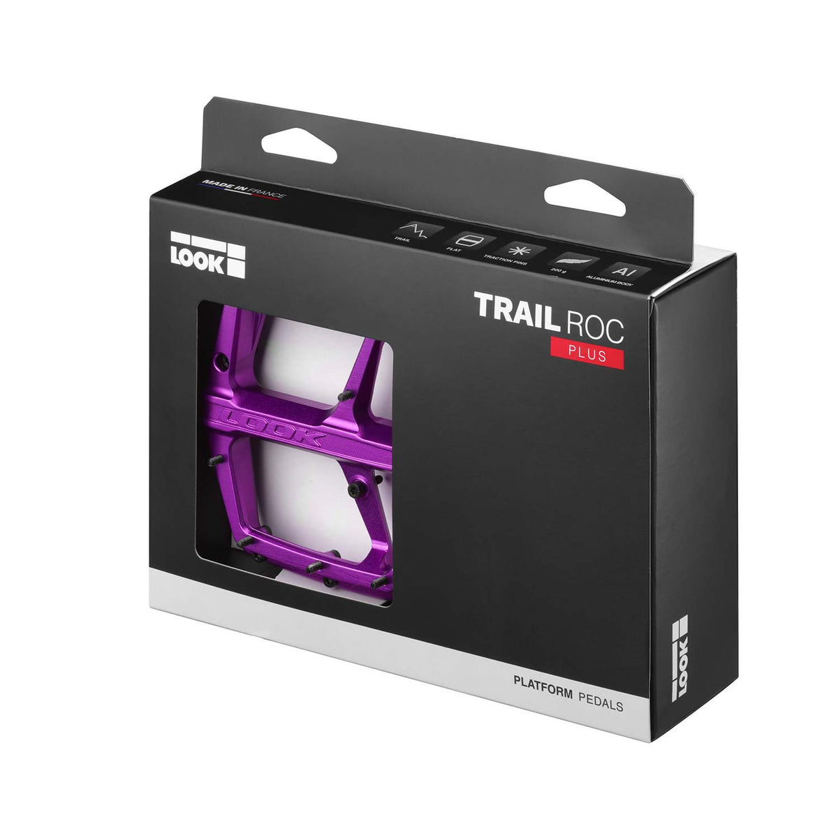 Trail Roc Plus Flat Purple Pedals