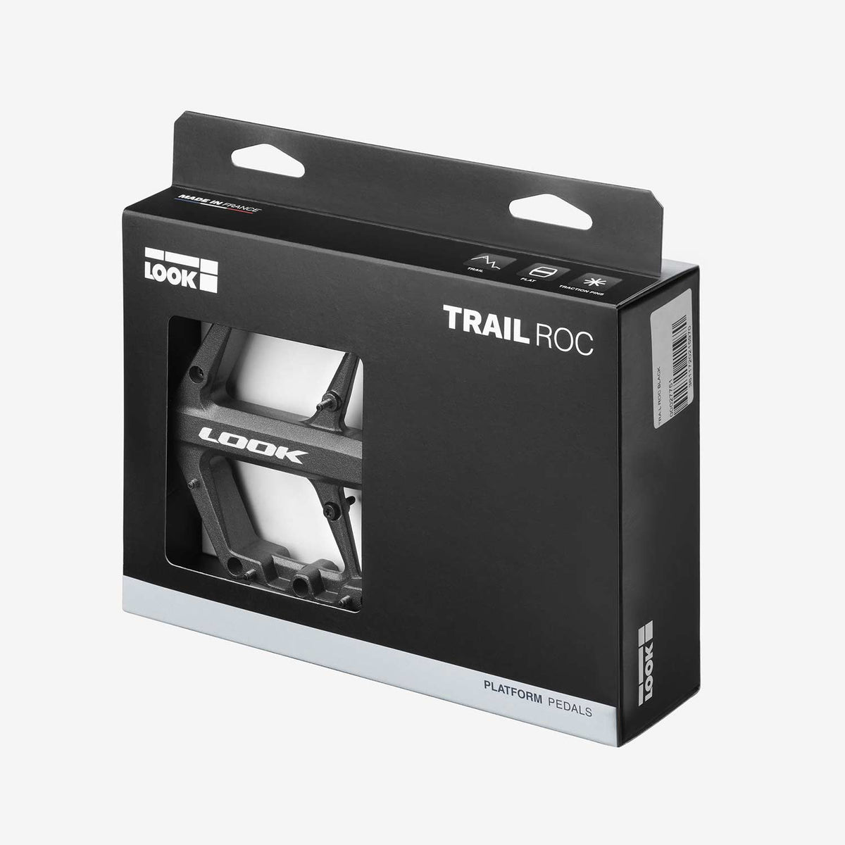 Trail Roc Flat Black Pedals