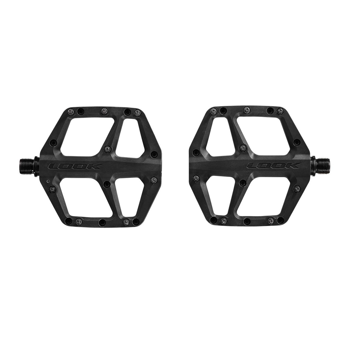 Trail Fusion Flat Black Pedals