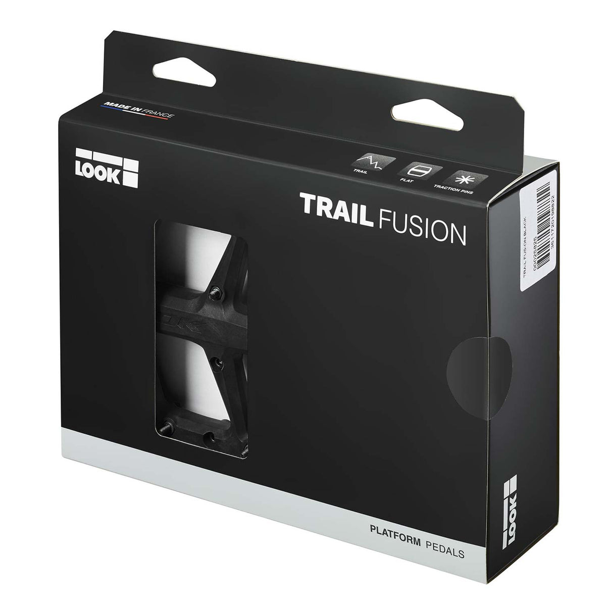 Trail Fusion Flat Black Pedals