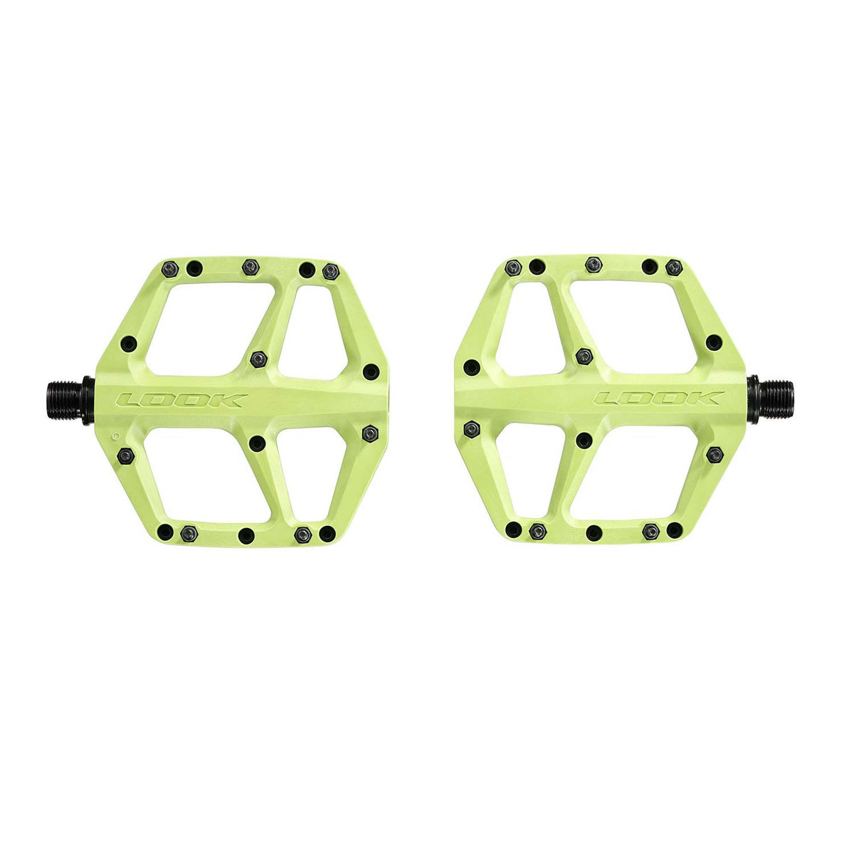Trail Fusion Flat Lime Green Pedals