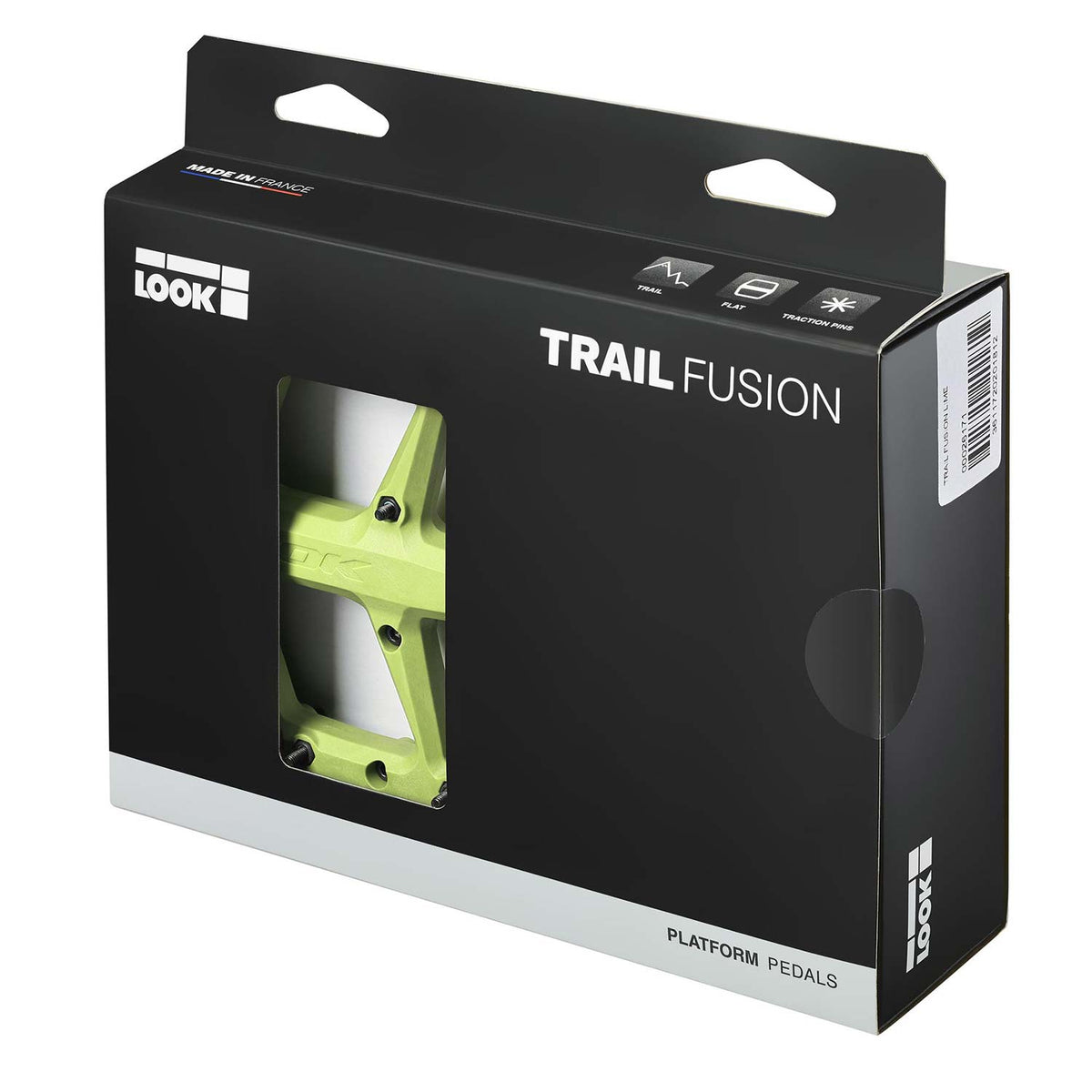 Trail Fusion Flat Lime Green Pedals