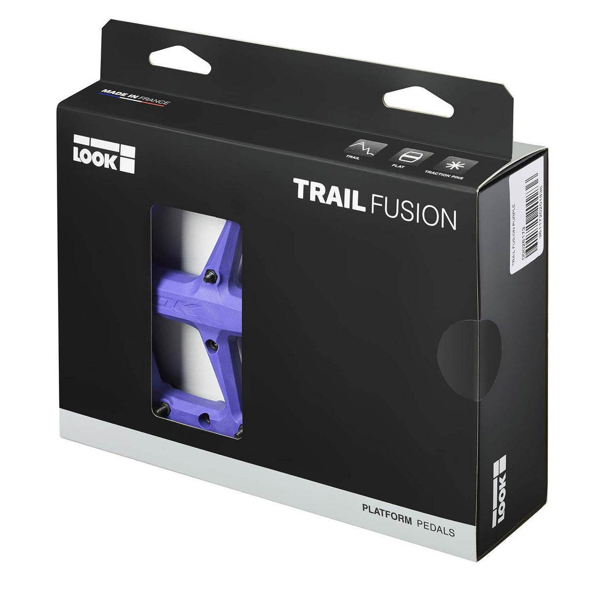 Trail Fusion Flat Purple Pedals
