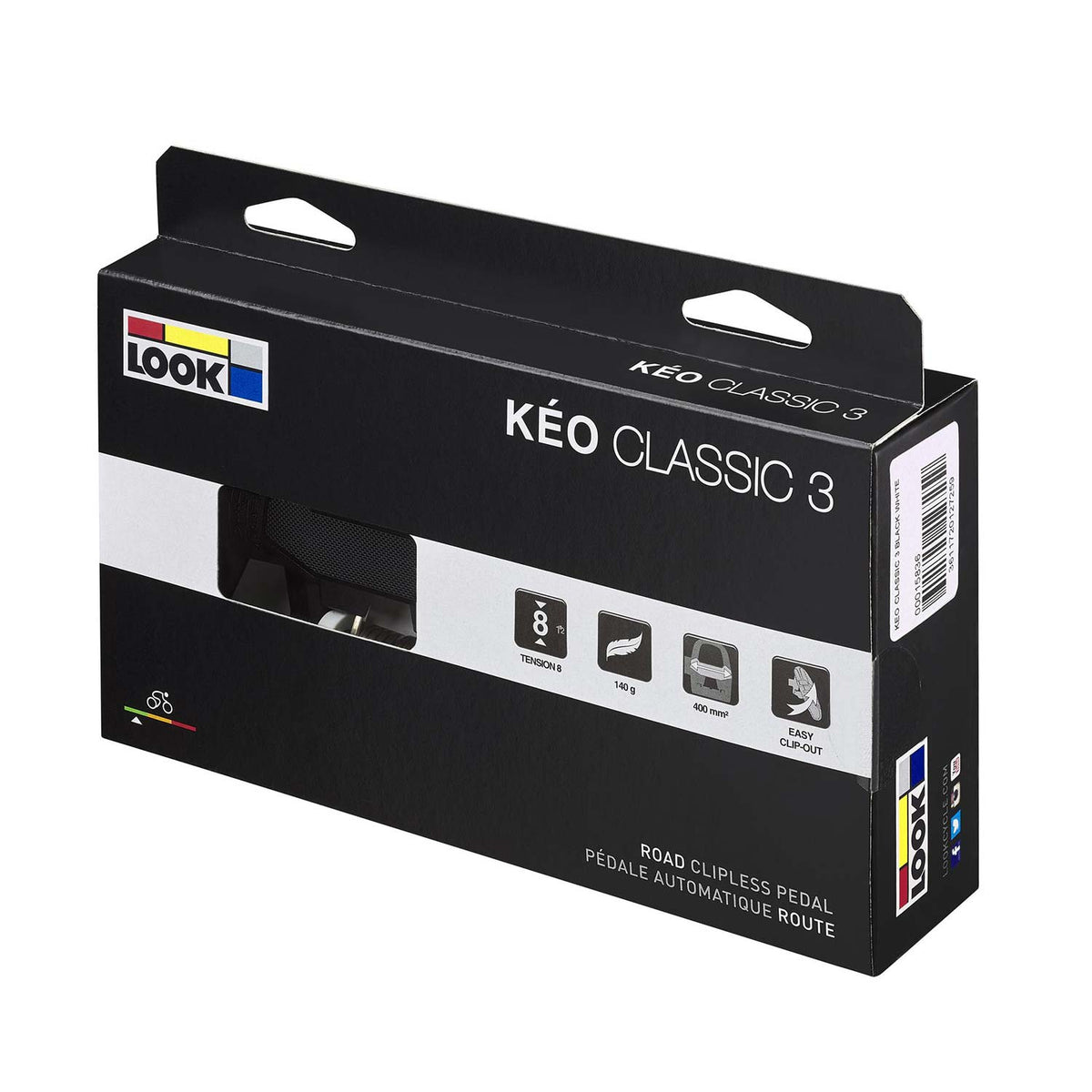 Keo Classic 3 Black/White Pedals