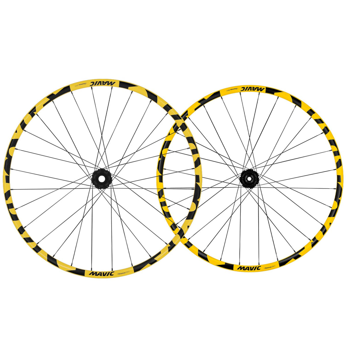 Deemax DH Yellow Mullet 6 Bolt Boost