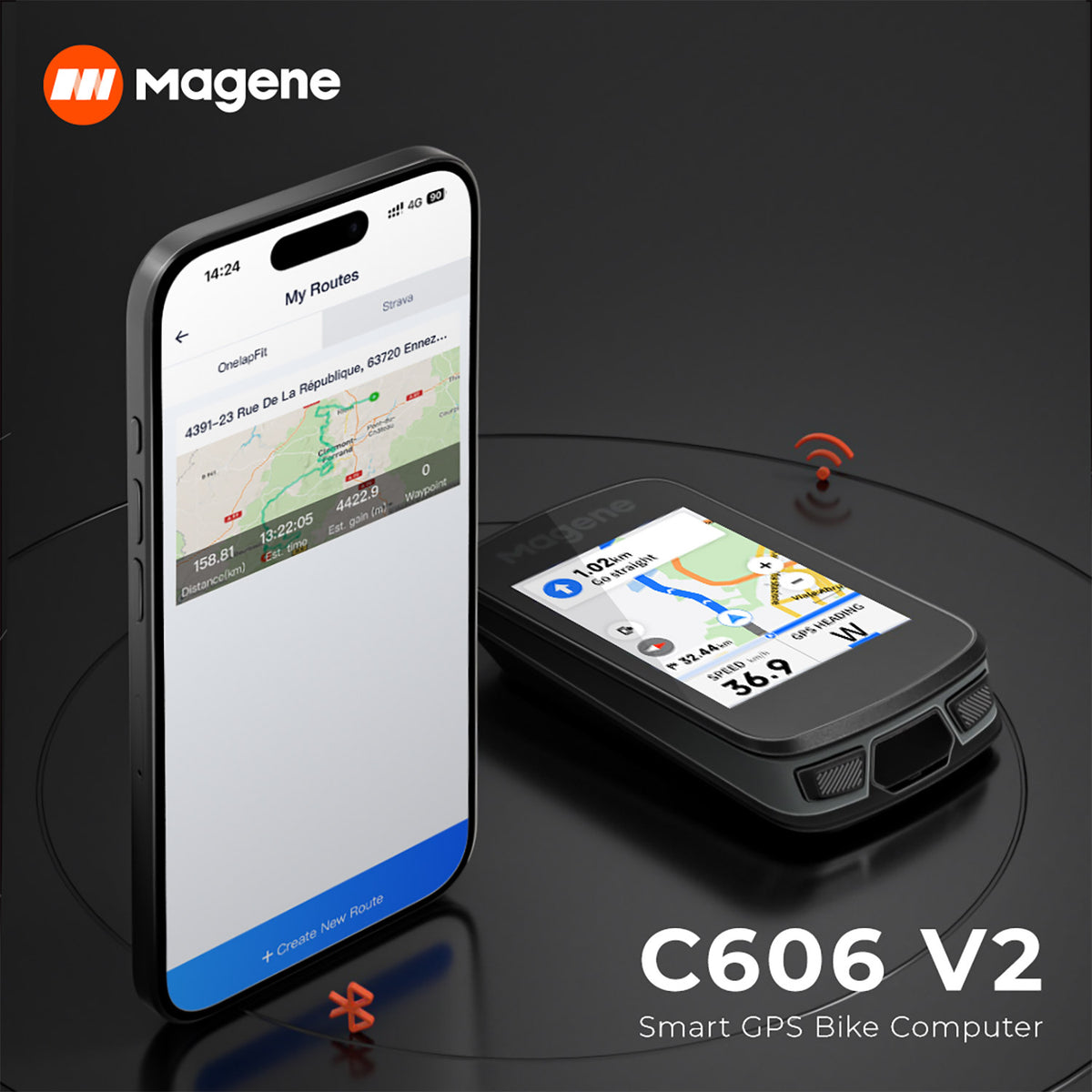 C606 V2 Smart GPS Bike Computer