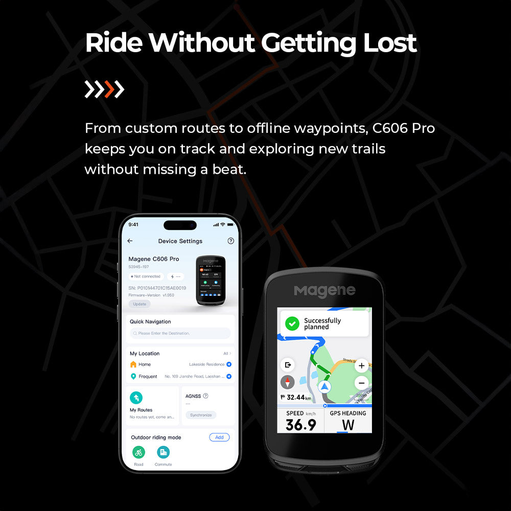 C606 Pro Smart GPS Bike Computer