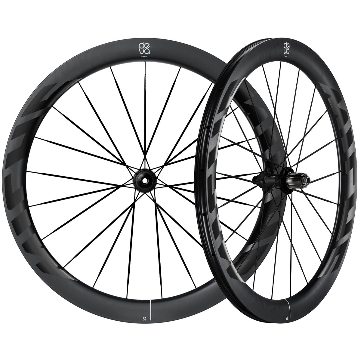 Deva RD 52 Tubeless Disc Midnight Black Wheels