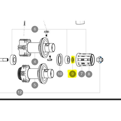 Mavic FTS-L / FTS-X Freehub Internal Spacer