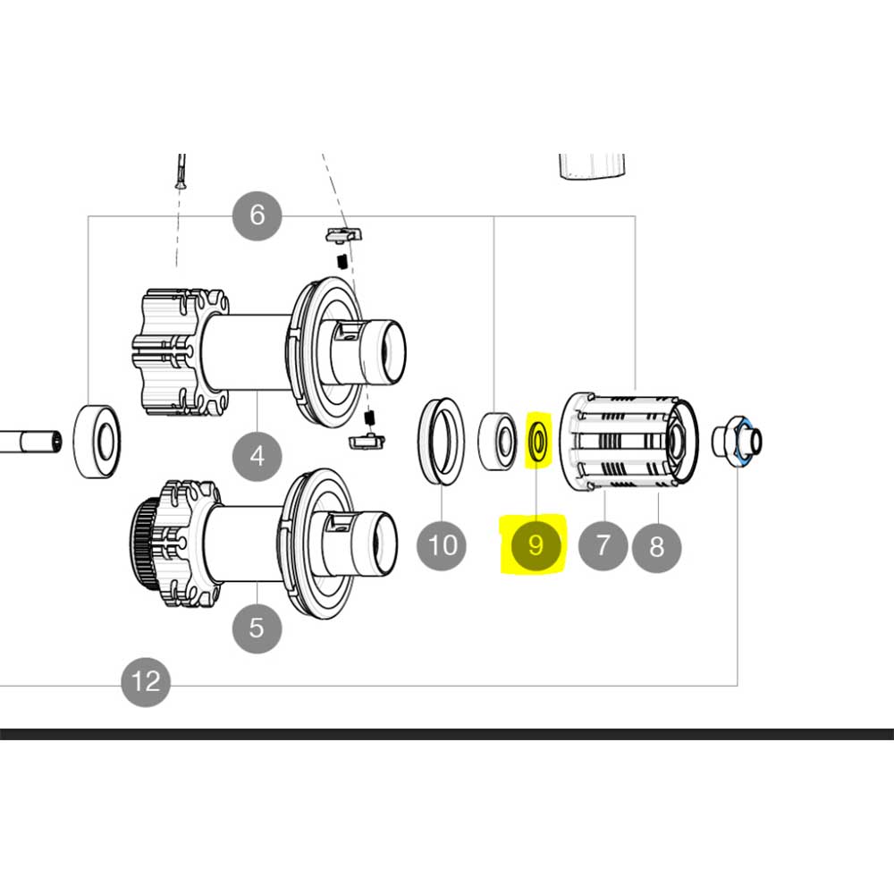 Mavic FTS-L / FTS-X Freehub Internal Spacer