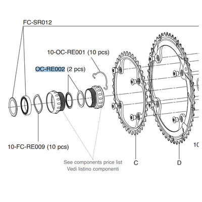 Outboard Cup Seals (2pcs)