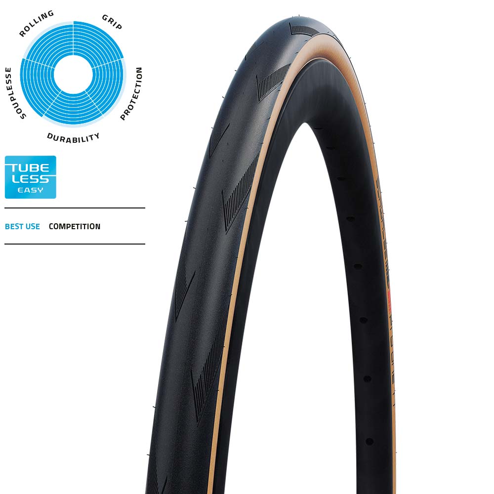 Schwalbe Pro One Evo Super Race V-Guard TLE 700x28 Fold Tan