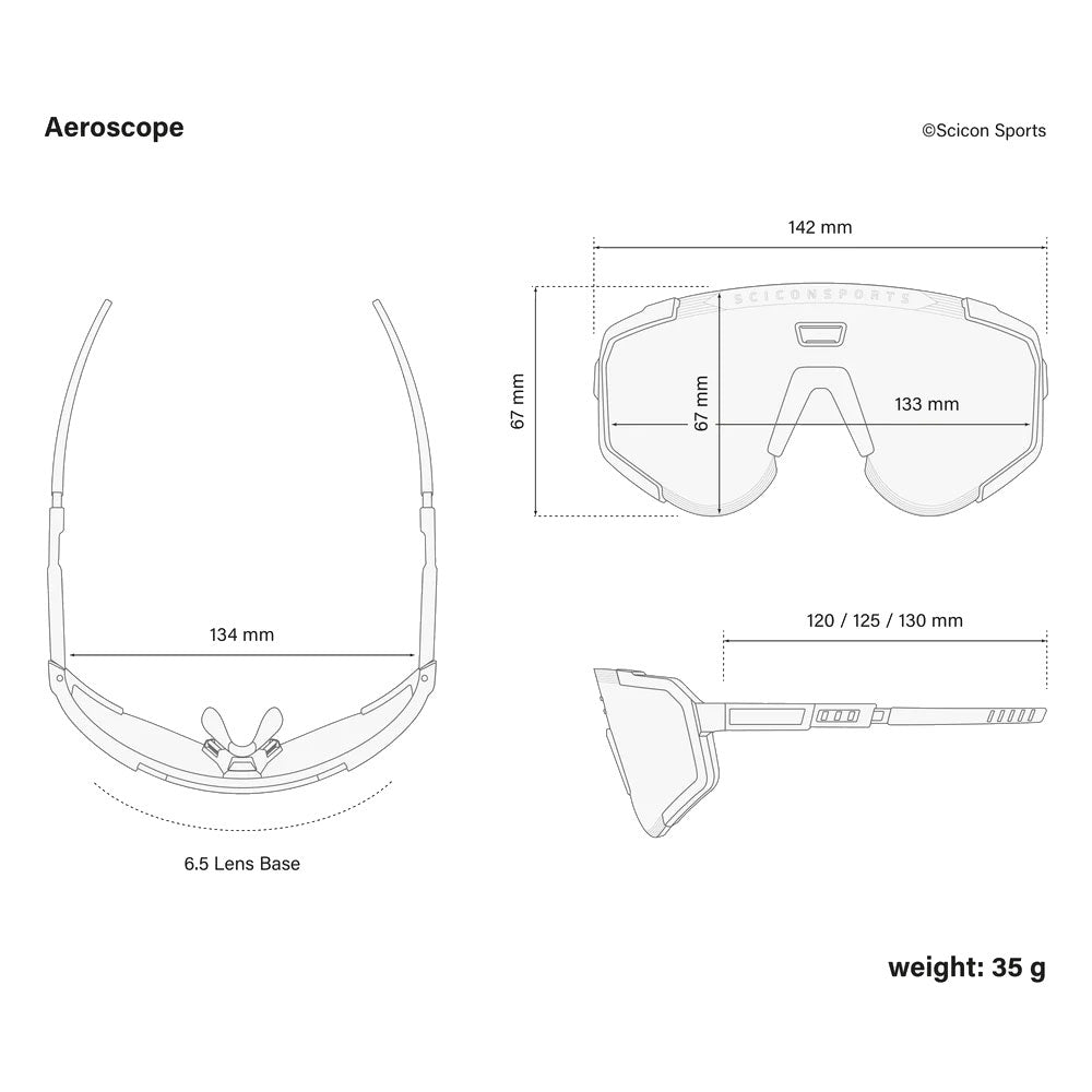 Aeroscope Multimirror Red/White Sunglasses