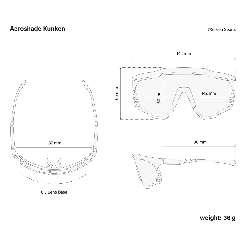 Aeroshade Kunken Blue/Black Multimirror Sunglasses